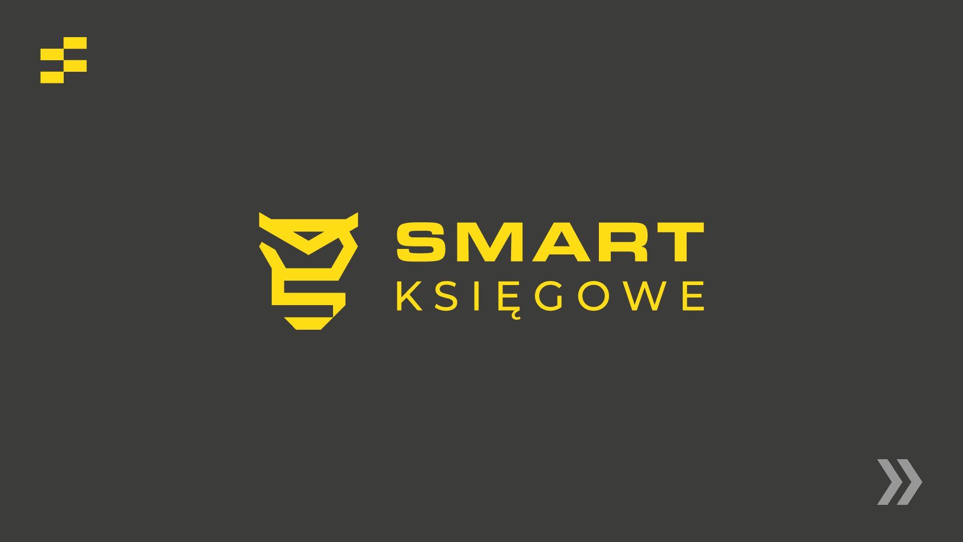 SMART Księgowe żółte na ciemnym tle Realizacje Calma Maluje Marki
