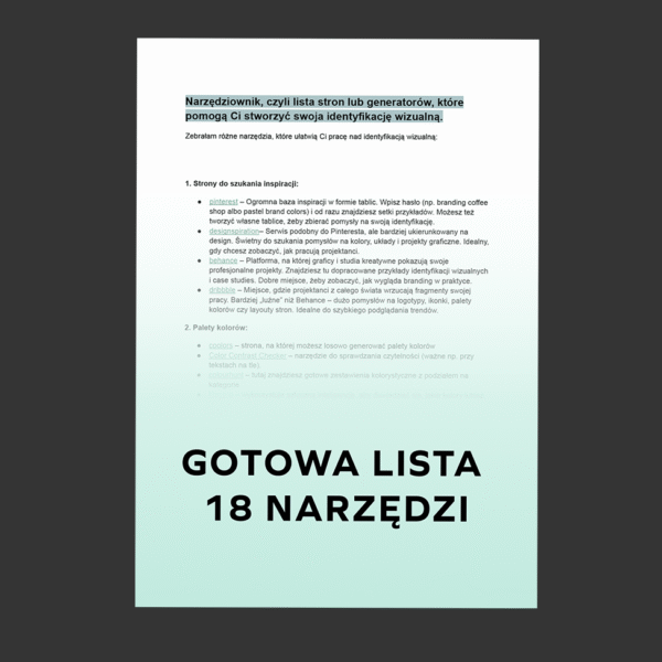 PRZEDSPRZEDAŻ – Wizerunkowy Starter Pack – Stwórz samodzielnie swoją identyfikację wizualną - obrazek 6